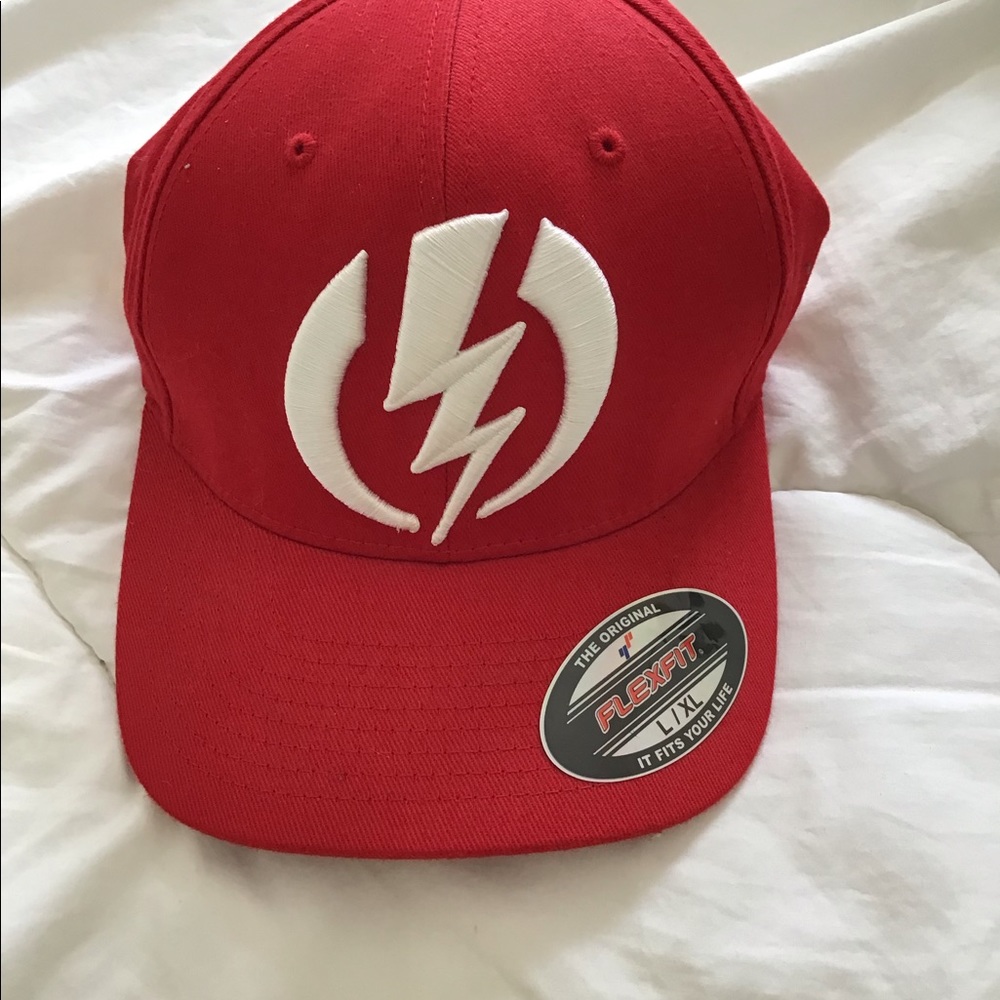 Red electric hat